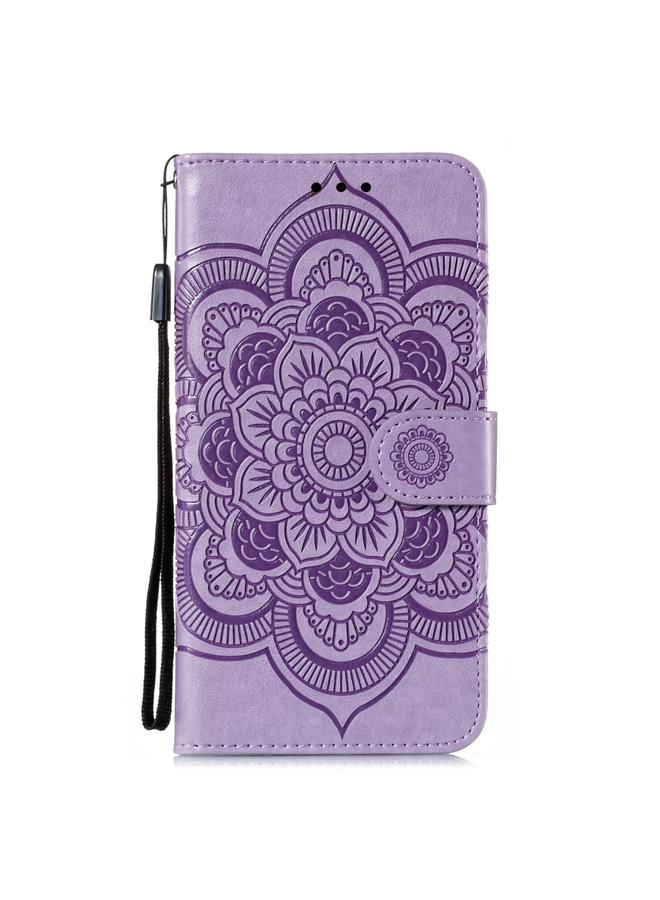 S-TOP Case For Samsung Galaxy M31s Mandala Embossing Pattern Horizontal Flip PU Leather Case with Holder & Card Slots & Walle & Lanyard - Image 2