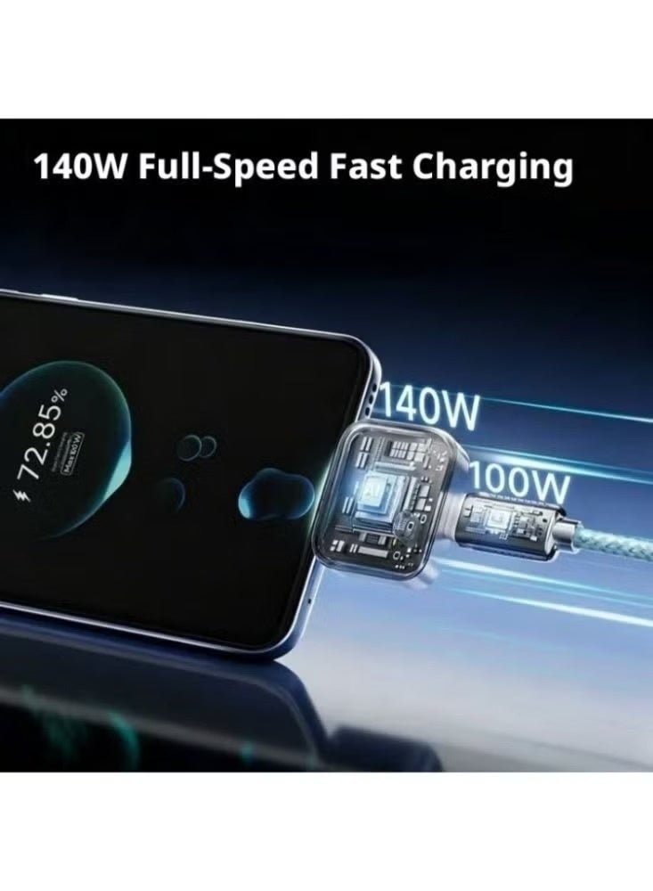أكاليكس محول شحن ذكي AI مع فصل تلقائي للطاقة – واقي شحن USB ذكي مع خاصية الإيقاف التلقائي عند اكتمال الشحن لحماية البطارية وشحن سريع وآمن - Image 2
