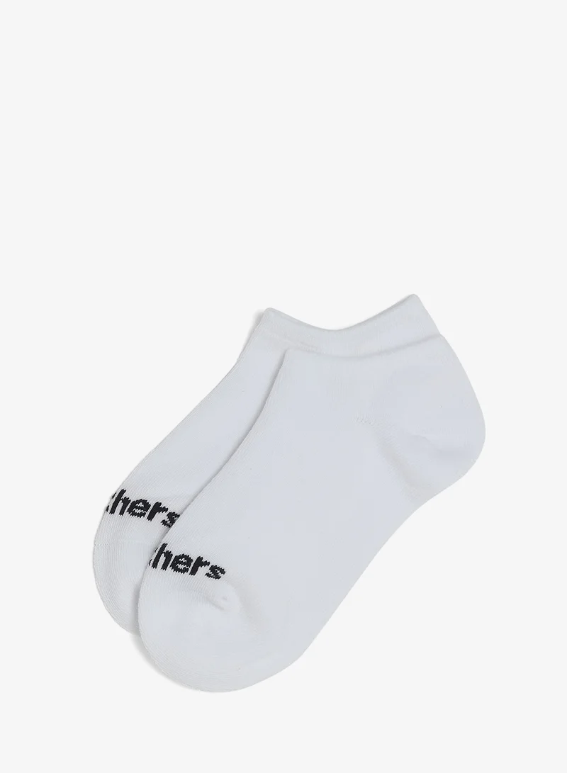 SKECHERS Kids 6 Pack Terry No Show  Socks