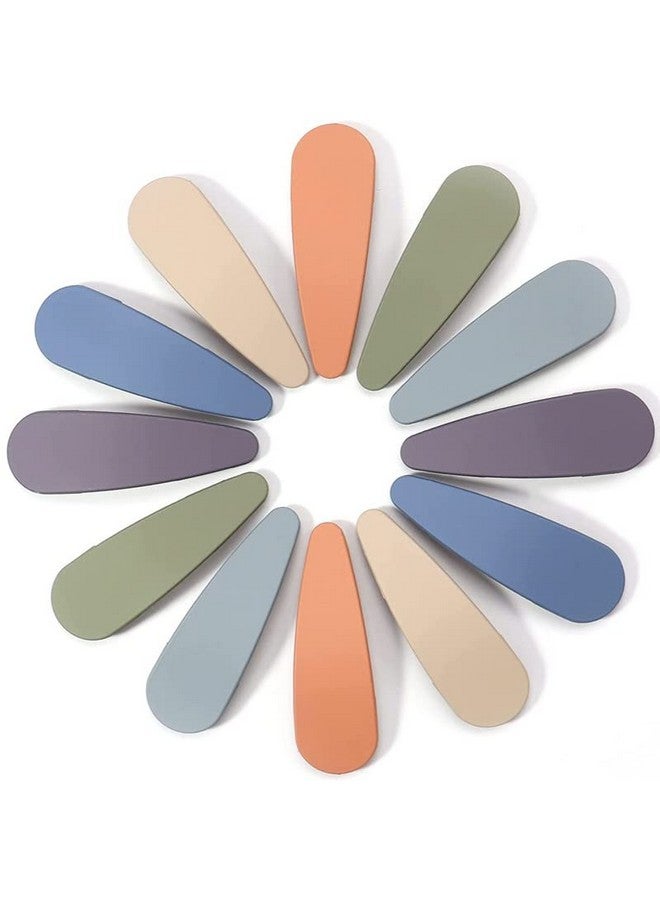 Belicia 10 Pcs Classic Snap Hair Clips for Women Girls - Metal Hair Barrettes for Women - Cute Candy Color Hair Accessories for Women - Hairpins for Thick/Thin Hair (MULTICOLOR) - Image 1
