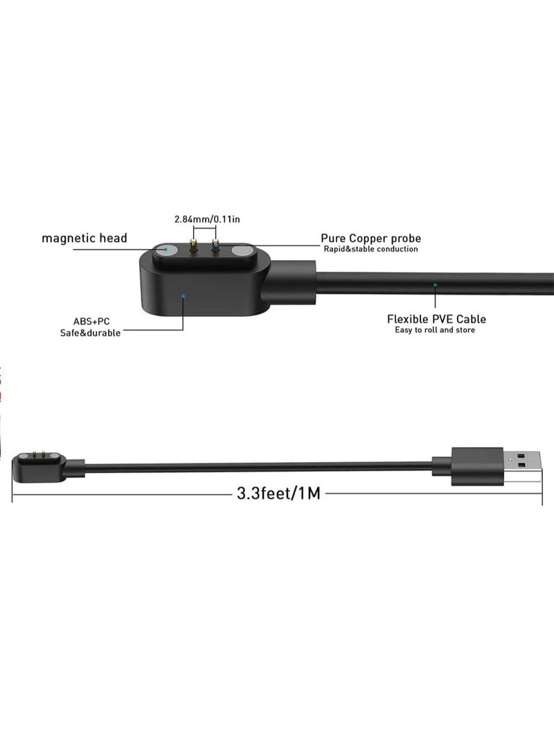 Bukela 1M Charging Cable for Watch – Compatible with ID205U/ID205S/ID205L, Magnetic USB Charger - Image 2