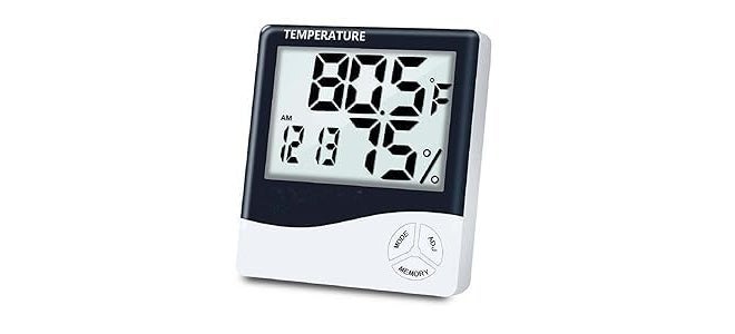 LABART HTC-1 مع شهادة مقياس الرطوبة الرقمي ومقياس الحرارة مع شاشة LCD مع شهادة - Image 5