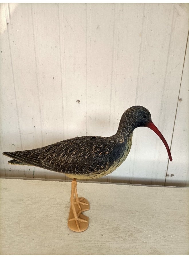 Pointed Bird Simulation Bird Plastic Crafts Hunting Bait Mouse Repellent Garden Decoration Crafts-Color:Yellow-Size:50..13..35 - Image 3