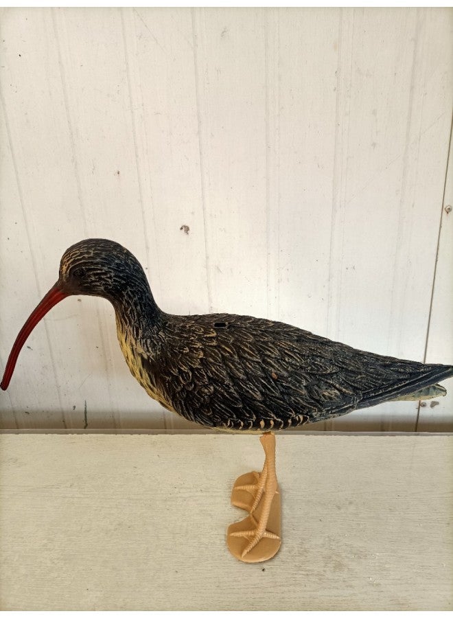 Pointed Bird Simulation Bird Plastic Crafts Hunting Bait Mouse Repellent Garden Decoration Crafts-Color:Yellow-Size:50..13..35 - Image 1