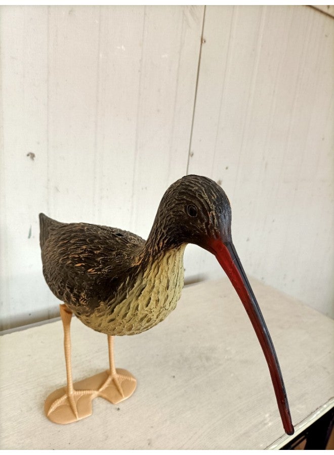 Pointed Bird Simulation Bird Plastic Crafts Hunting Bait Mouse Repellent Garden Decoration Crafts-Color:Yellow-Size:50..13..35 - Image 5