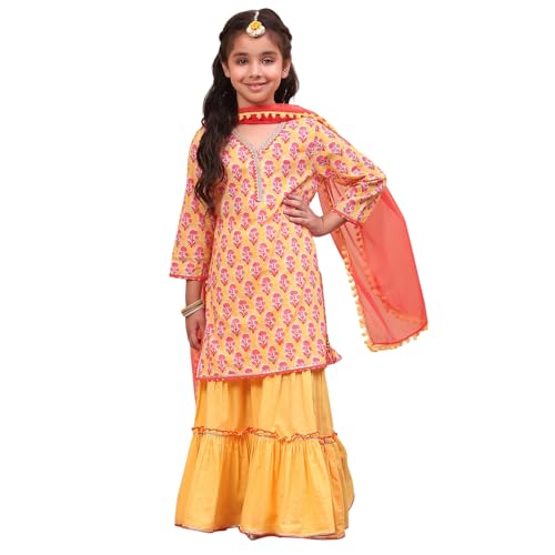 Biba GIRL PRINTED RELAXED KID(KW4991_YELLOW_9) - Image 1