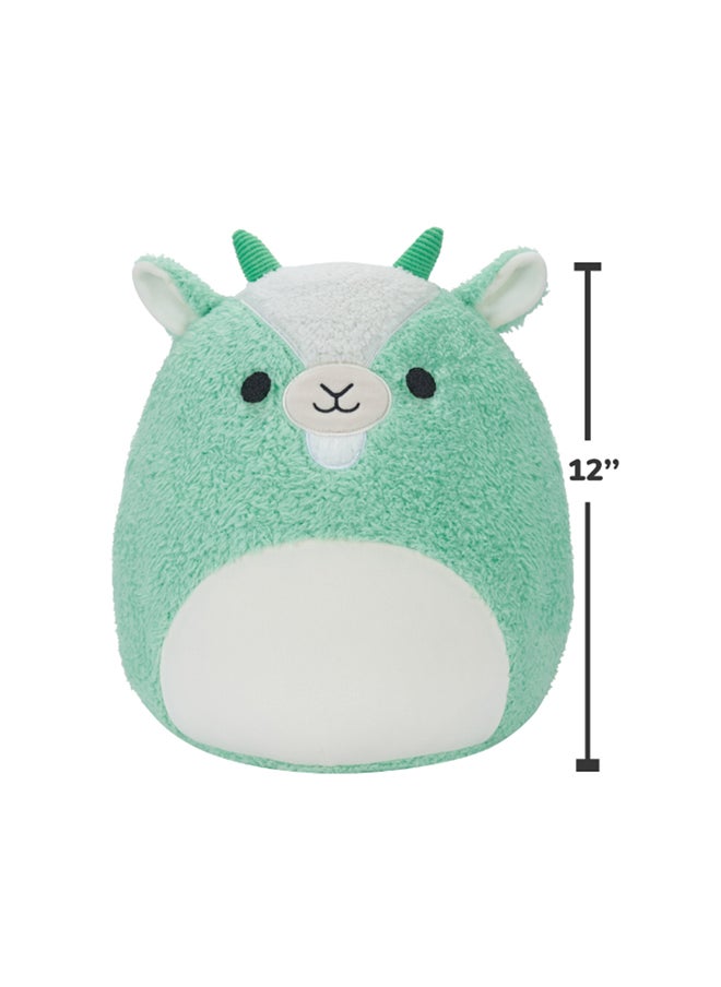 Squishmallows 12 inch Medium Plush Fuzzamallows Palmer Green Goat Walmart Officially Licensed Kellytoy Plush Toy Colorful Soft Gift for Kids Girls & Boys Washable Squishy Stuff Toy Multicolor All Age  - Image 5