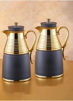 رمادي غامق /ذهبي a