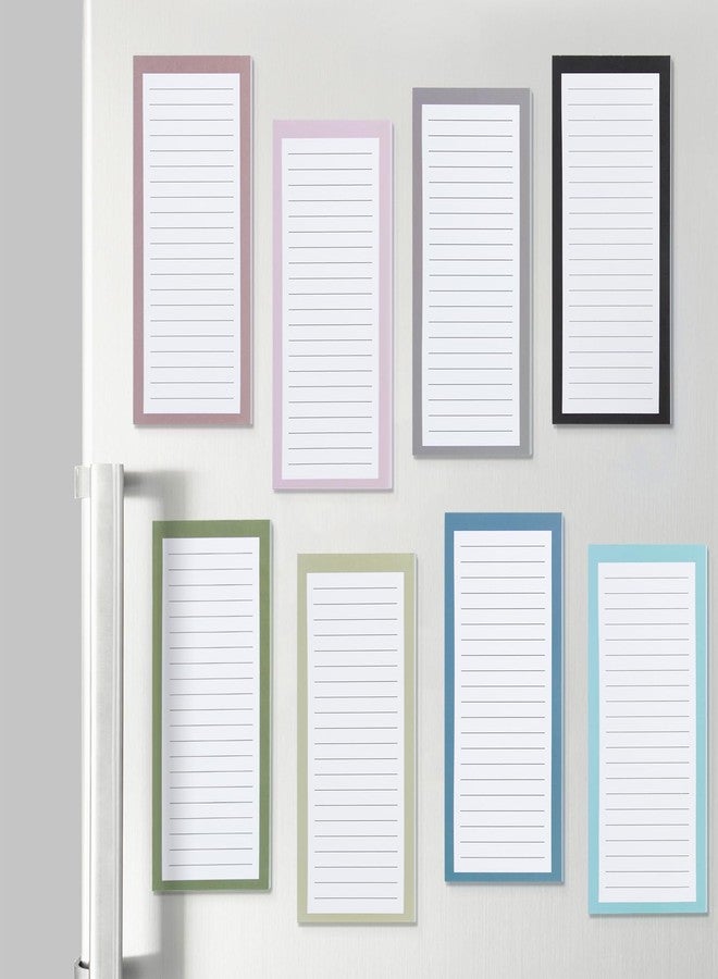 FLIPPED 8 Pack Magnetic Notepads for Refrigerator，Notepads Grocery List Magnet Pad for Fridge,Full Magnet Back Design Notepad for Grocery List, Shopping List, to-Do List, Reminders - Image 2