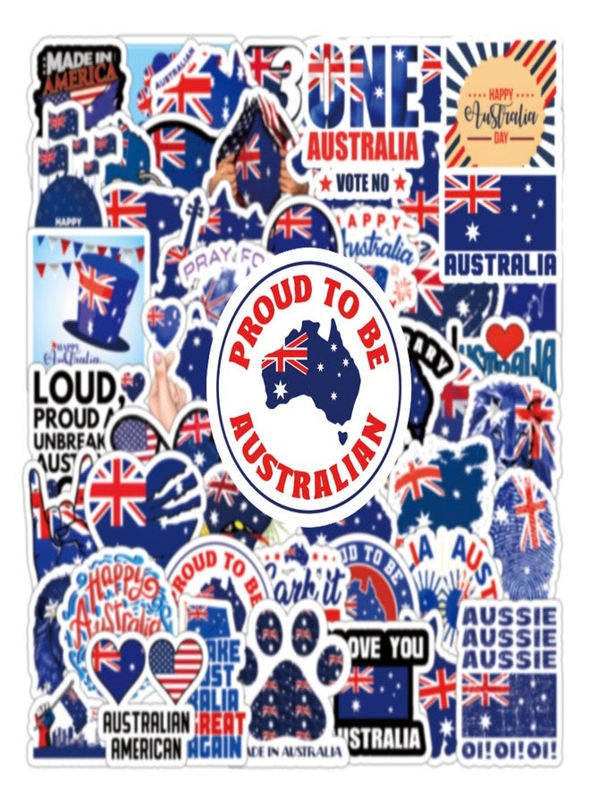 YEESACG 66Pcs Australia Stickers Pack, Vinyl Waterproof Sticker for Water Bottle,Skateboard,Laptop,Phone,Journaling,Scrapbooking Decals for Party Supply - Image 4