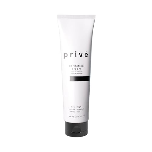 PRIVE Priv Definition Hair Cream High Hold Styling Cream for Smoothing Molding Shaping Anti Frizz Hair Products for Slick Back Looks Adds Texture Tames Fly Aways Provides Frizz Control 3 oz - Image 1