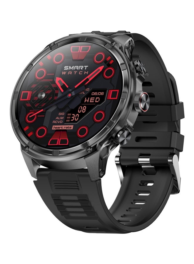 رولستيمي ساعة ذكية للرجال ، 1.85 بوصة عالية الوضوح شاشة كبيرة للماء ودائم ساعة ذكية ، 710 مللي أمبير بطارية طويلة ، الإجابة / إجراء المكالمات ، النشاط اللياقة البدنية تعقب ووتش ل يوس و أندرويد (أسود) - Image 1