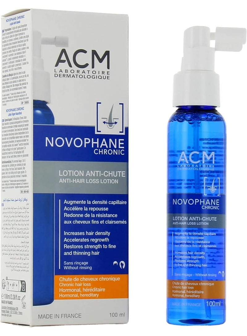 ACM Novophane Chronic Anti-Hair Loss Lotion 100 ml – Reduces Hair Loss, Increases Hair Density & Strength, Suitable for Men and Women - Image 3