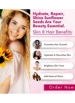 BLISS OF EARTH 200g Dehulled Sunflower Seeds For Eating & Weight Loss Naturally  - Image 3