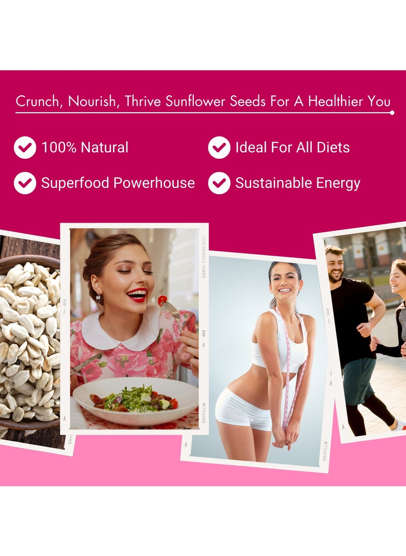 BLISS OF EARTH 200g Dehulled Sunflower Seeds For Eating & Weight Loss Naturally  - Image 5