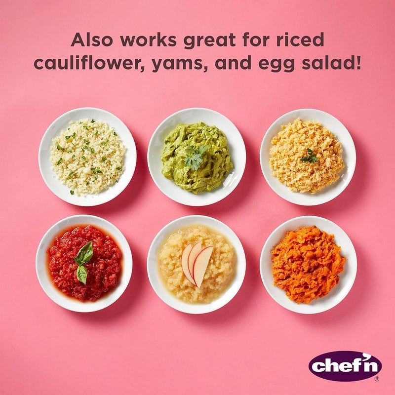 Chef'n Potato Ricer and Vegetable Ricer, Heavy Duty Press and Mash Kitchen Tool, Black - Image 5