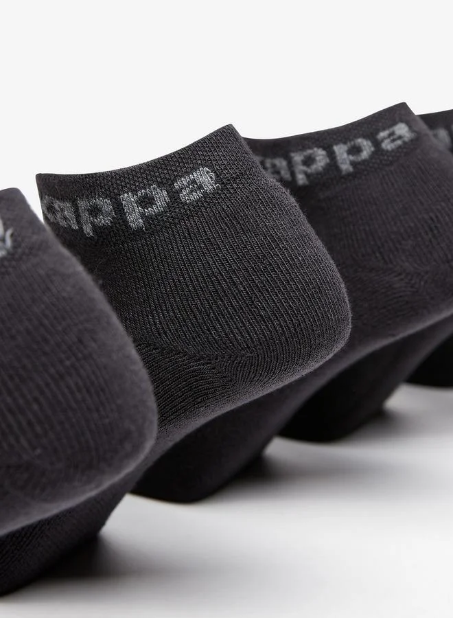 Kappa Printed Ankle Length Cushioned Socks - Set of 5
