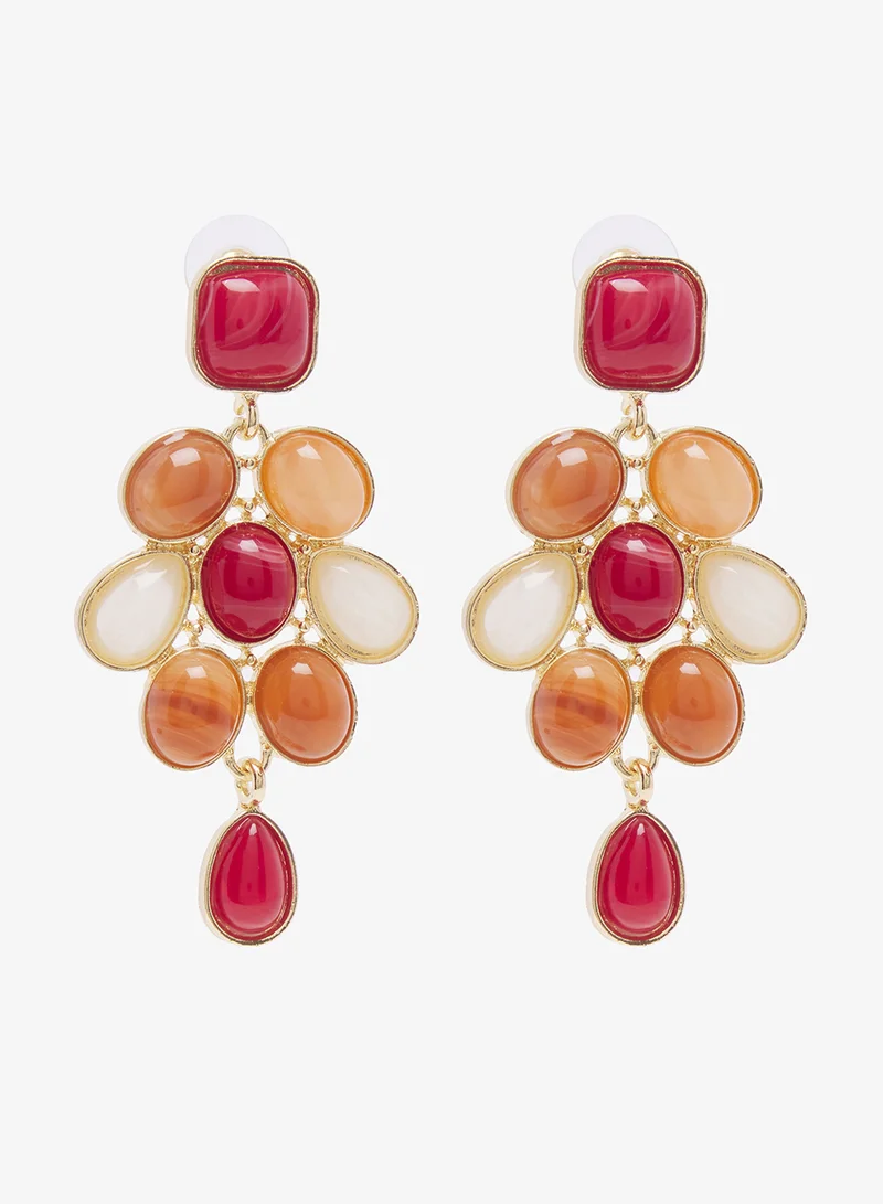 ELLA Statement Resin Drop Down Earrings
