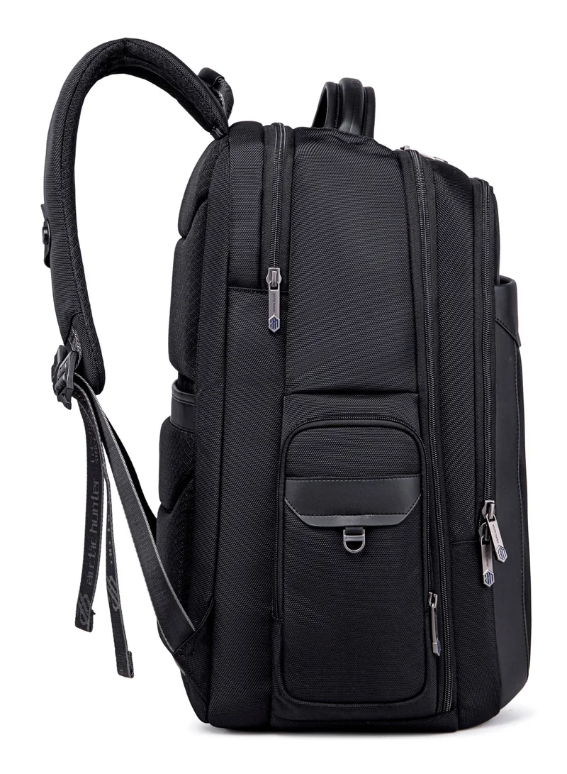 Arctic Hunter  Water Resistant Lightweight Laptop Backpack with USB Headphone Jack for Men and Women to Office Casual Travel, B00544, Black  | Best Price UAE