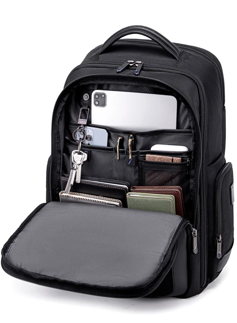 Arctic Hunter  Water Resistant Lightweight Laptop Backpack with USB Headphone Jack for Men and Women to Office Casual Travel, B00544, Black  | Best Price UAE