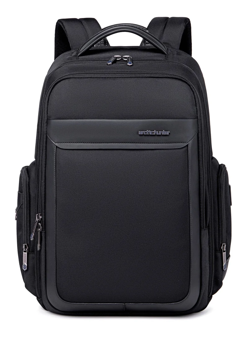 Arctic Hunter  Water Resistant Lightweight Laptop Backpack with USB Headphone Jack for Men and Women to Office Casual Travel, B00544, Black  | Best Price UAE