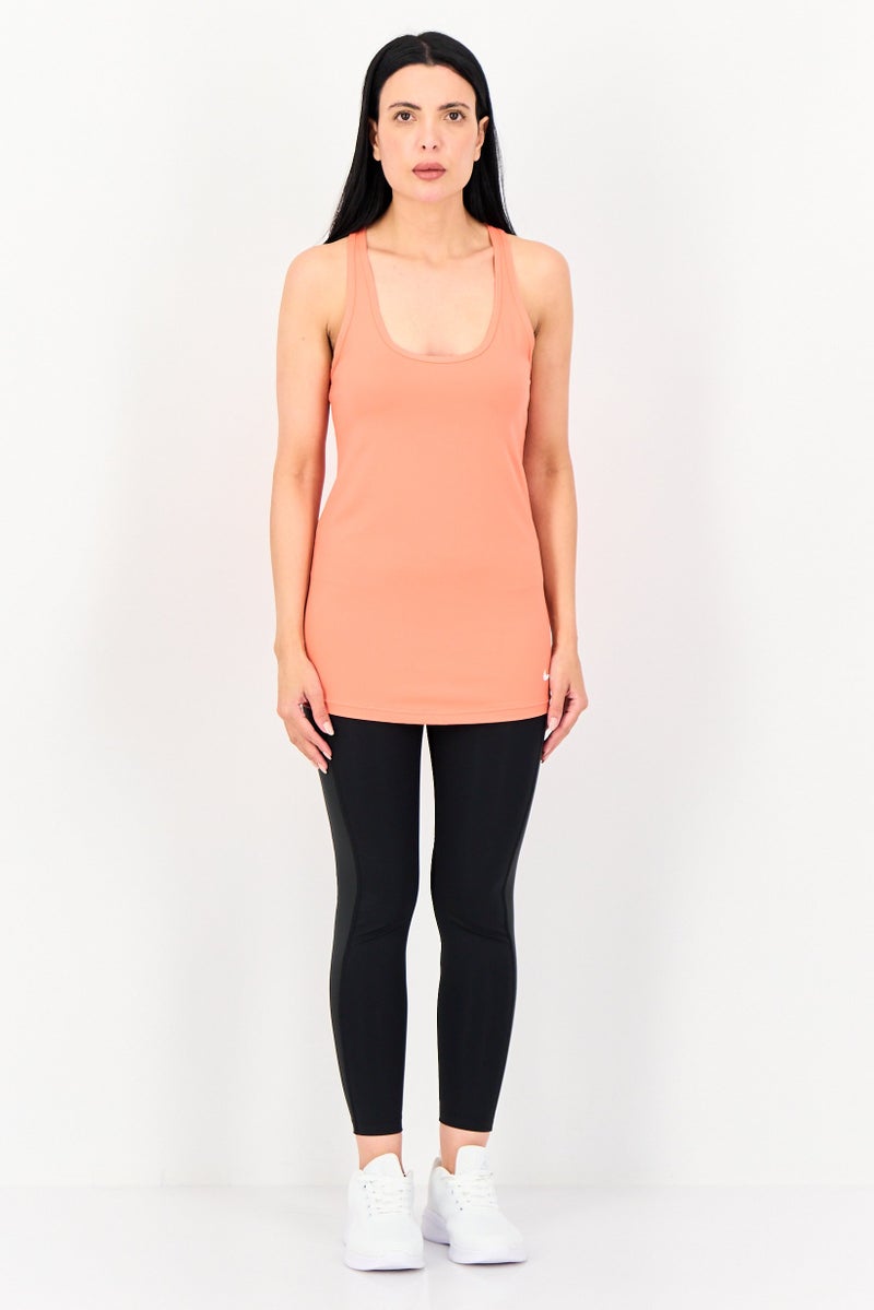 Nike Women Sportswear Fit Sleeveless Training Tank Top, Coral - Image 4