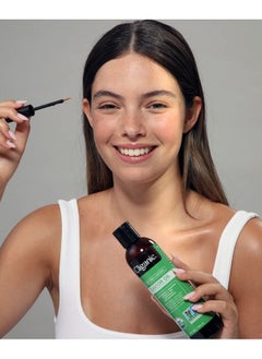 Cliganic Usda Organic Castor Oil 100% Pure (8Oz With Eyelash Kit) For Eyelashes Eyebrows Hair & Skin Natural Cold Pressed Unrefined Hexanefree  - Image 3