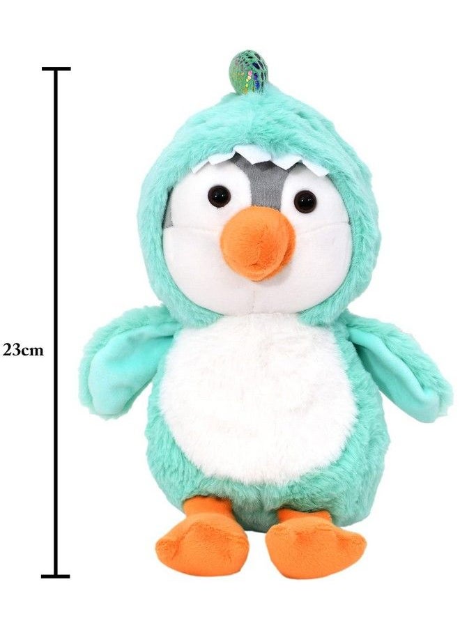 Turquoise Dinosaur Cute Plush Stuffed Hoodie Penguin Soft Toy23 Cm - pzsku/Z8EEBB035D2E3D83998D1Z/45/_/1692783913/bc3f93f5-f6ba-4425-8abc-238557b95794