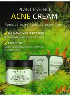 JoyPretty Herbal Acne Treatment Face Cream, Acne Spot Treatment For Face And Acne Dots, Natural Cystic Acne Treatment, For All Skin Types, Premium Acne Scar Cream And Pimple Remover 50G  - Image 5