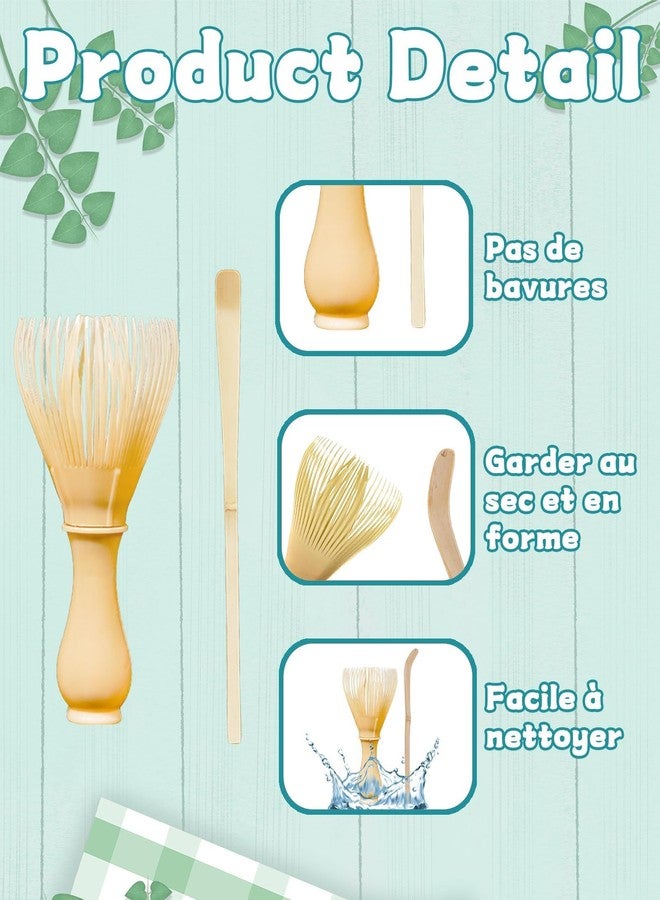 CartHome 2Pcs Matcha Kit, Resin Matcha Whisk and Spoon Set, Traditional Tea Preparation Tools, Perfect for Beginners and Enthusiasts, Lightweight and Durable - Image 3