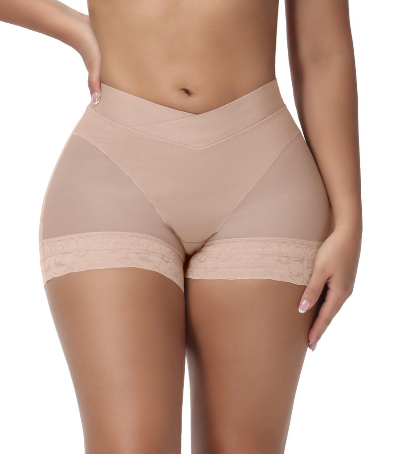 SHAPSHE Women'S Shapewear Control Panties Tummy Control Underwear Faja Levanta Gluteos Para Mujer Faja Body Shaper Shorts Bbl Underwear for Women Waist Shapewear Columbian Fajas for Women Tan - Image 1