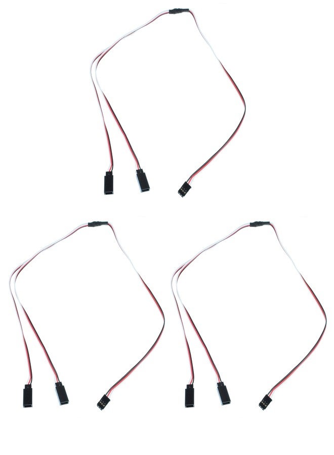 Apex RC Products Futaba Style 24" / 600mm Servo Y Harness - 3 Pack #1034 - Image 1
