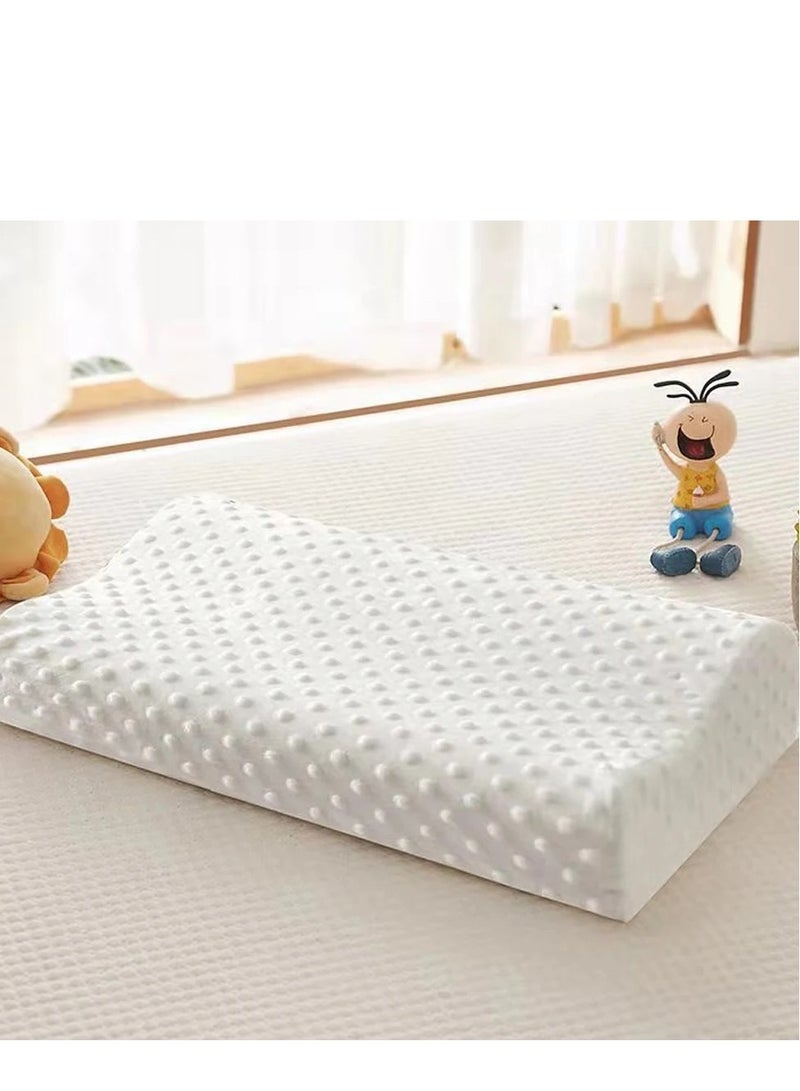 Comfortable Pillow White Cervical Orthopedic Memory Foam Ergonomic Contour Pillow 60×40×12cm  - Image 1