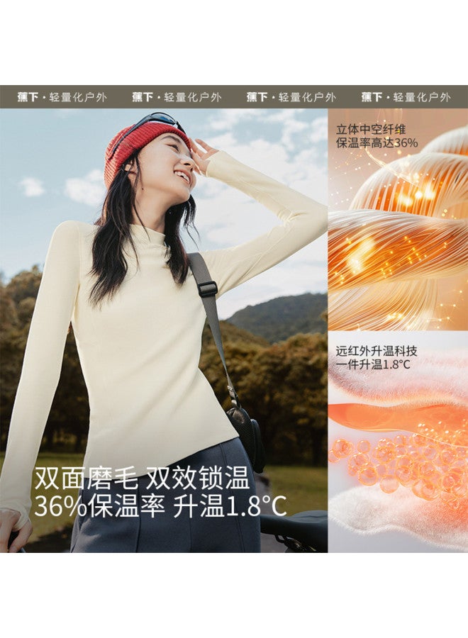 Beneunder Slim-Fit Polar Fleece Base Layer For Women, Autumn Thermal Wear, Mid-Warmth For Autumn And Winter - Image 4