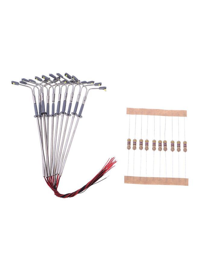 NIBEMINENT 10-Piece Landscape LED Lamp Posts For Yard Decorations 15x1.5x9.5cm - Image 3