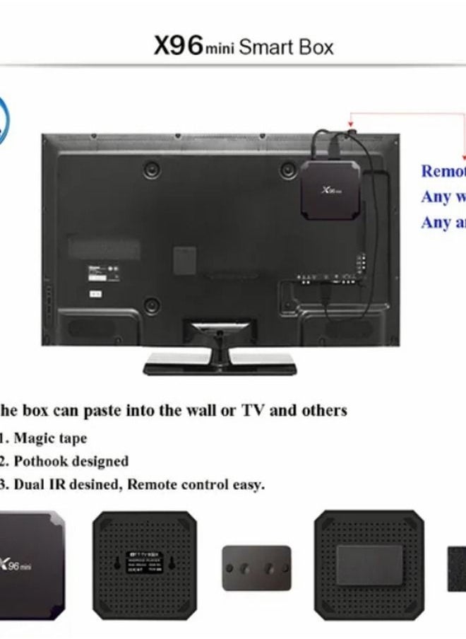 Mi VAZA - X96mini Network Set-Top Box S905W 4K HD WiFi Android Smart TV box - Image 1