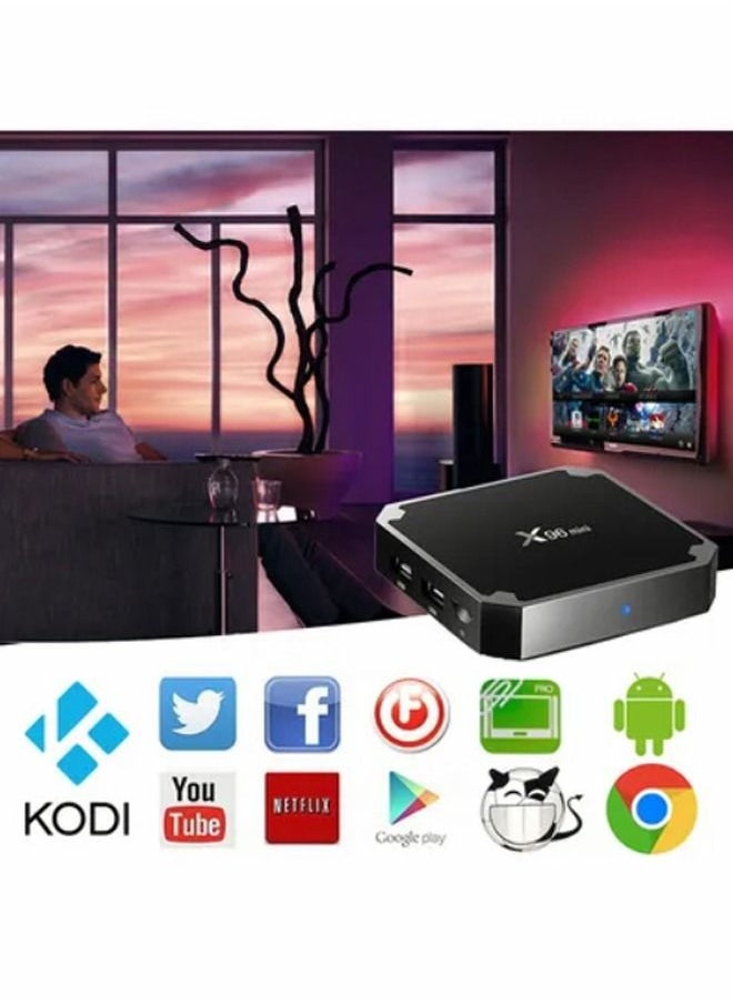 Mi VAZA - X96mini Network Set-Top Box S905W 4K HD WiFi Android Smart TV box - Image 1