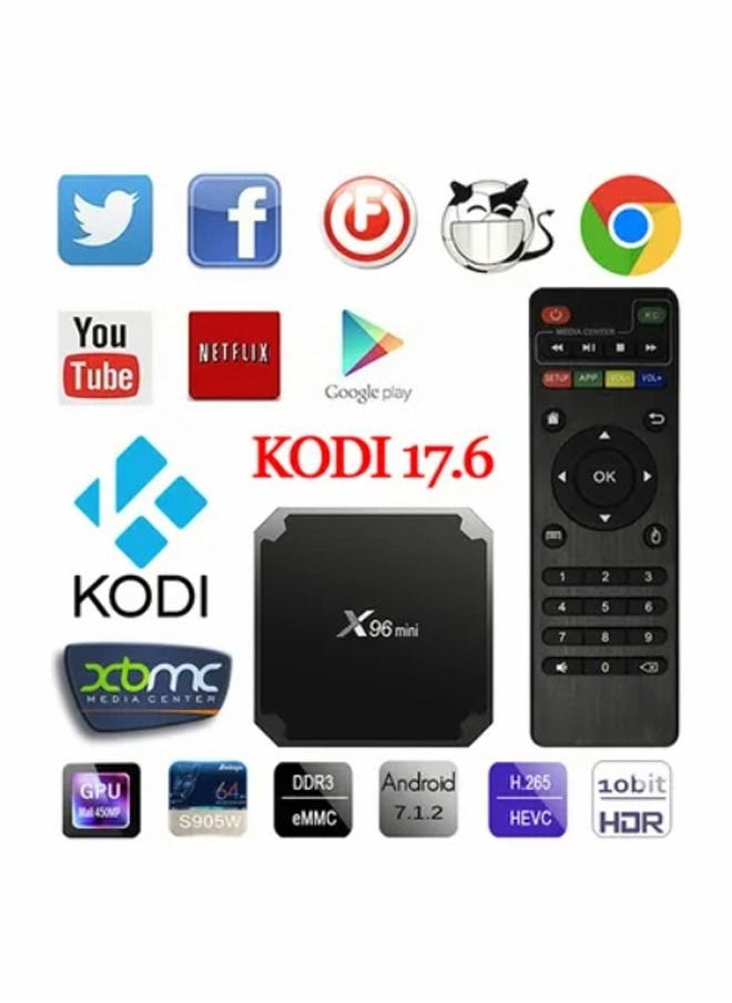 Mi VAZA - X96mini Network Set-Top Box S905W 4K HD WiFi Android Smart TV box - Image 1