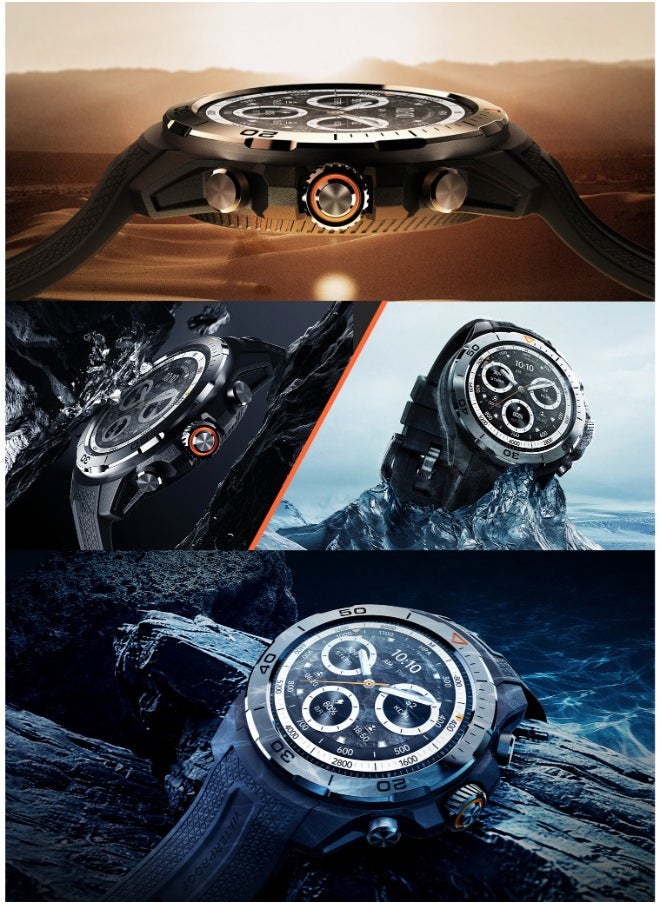 Mibro - Mibro Smartwatch GS Explorer 1.32” AMOLED UHD screen Obsidian Black - Image 1