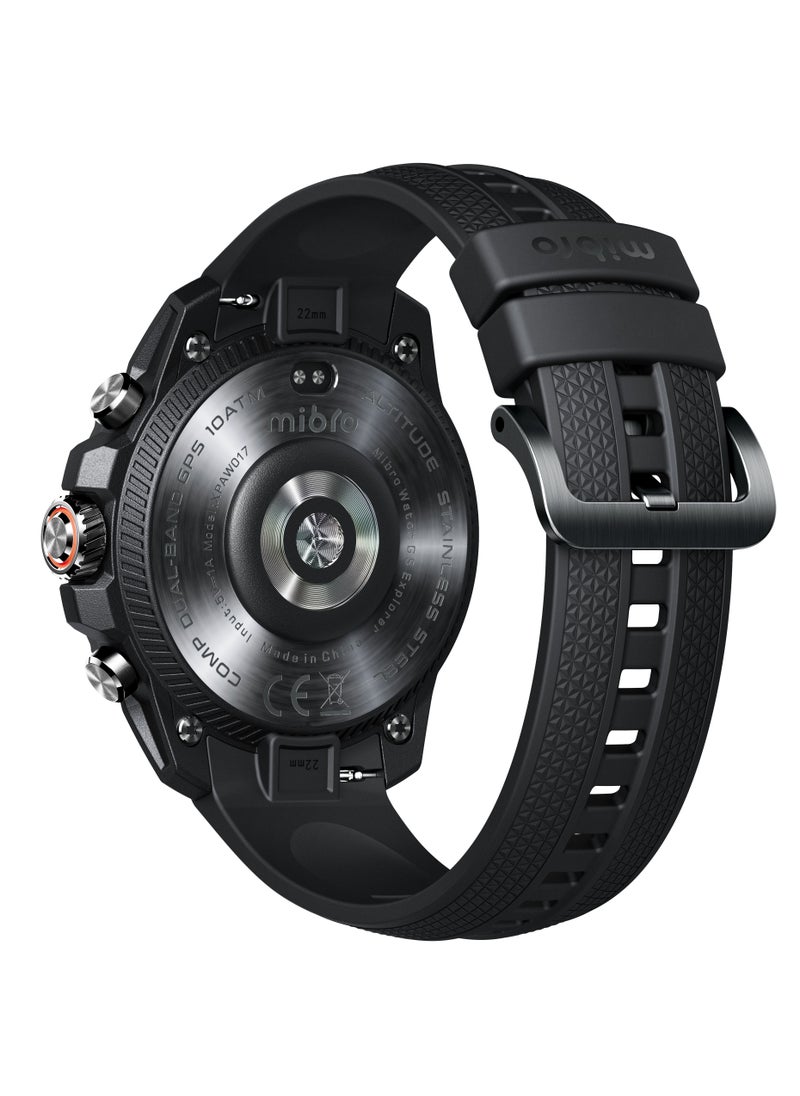 Mibro - Mibro Smartwatch GS Explorer 1.32” AMOLED UHD screen Obsidian Black - Image 1