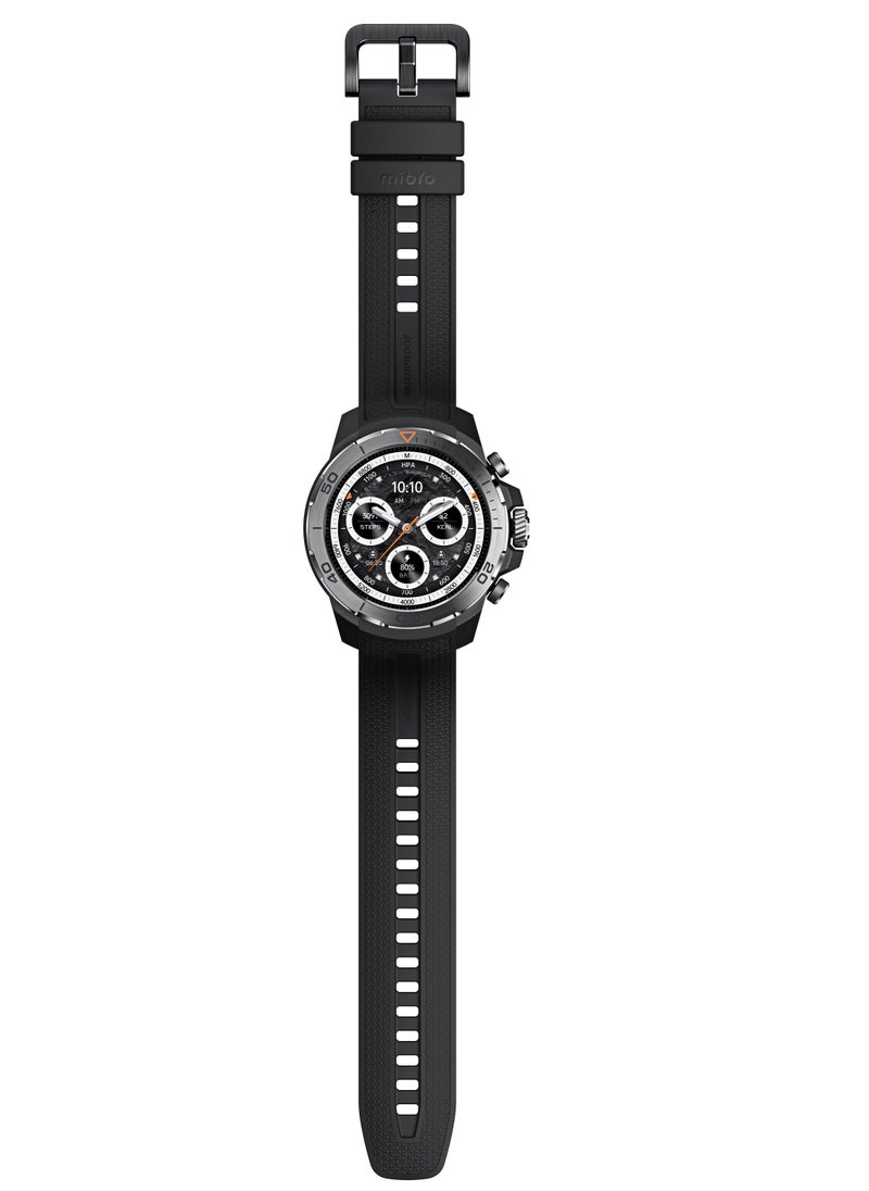 Mibro - Mibro Smartwatch GS Explorer 1.32” AMOLED UHD screen Obsidian Black - Image 1