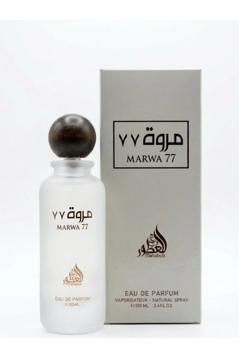 محبوب للعطور MARWA 77 EDP 100ml Perfume – Long Lasting Unisex Eau de Parfum