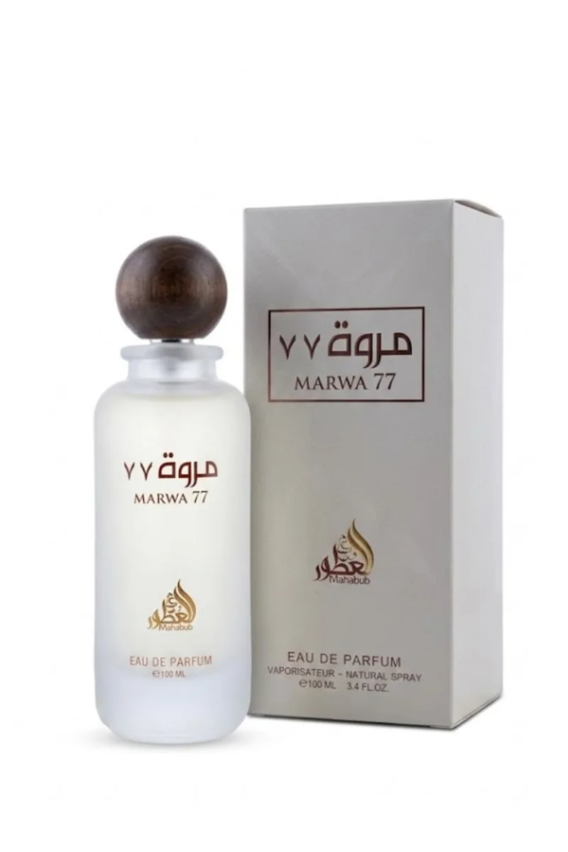 محبوب للعطور MARWA 77 EDP 100ml Perfume – Long Lasting Unisex Eau de Parfum