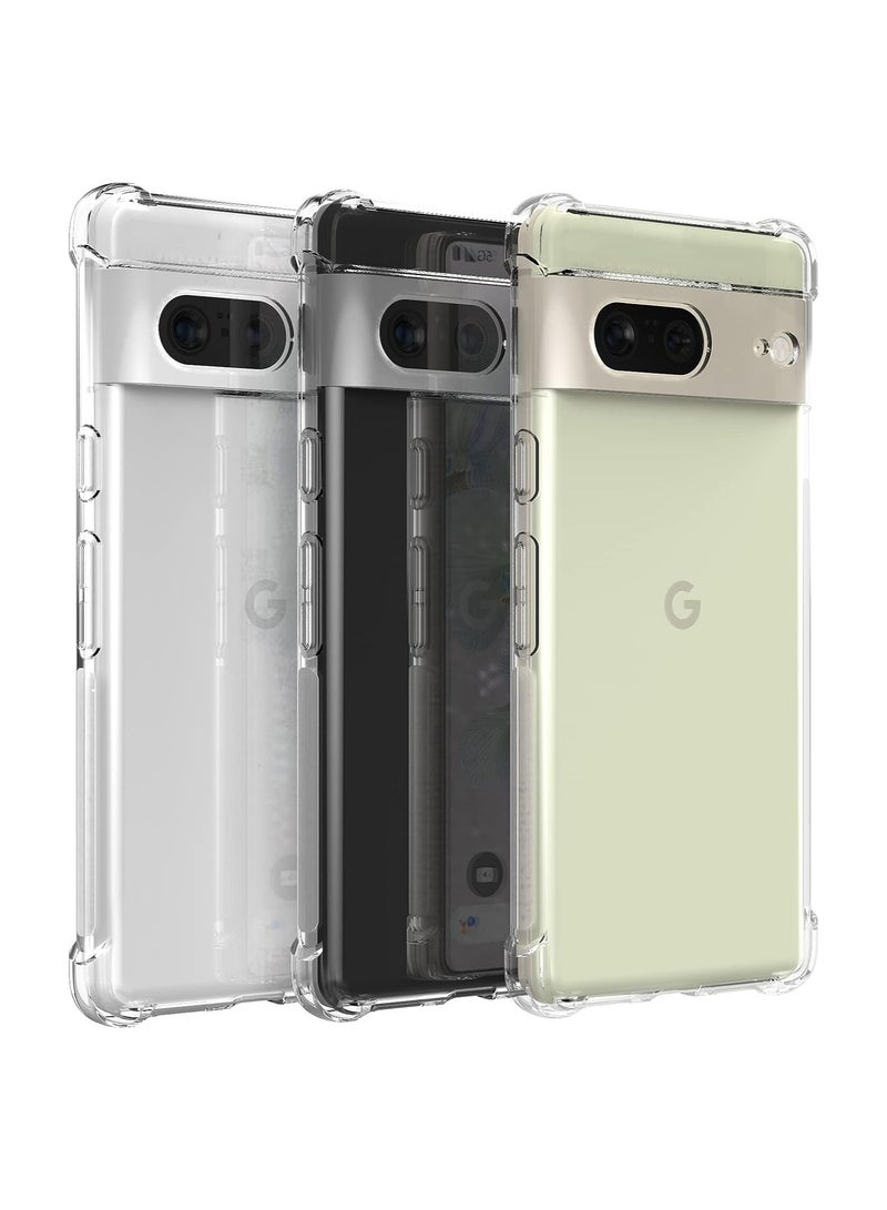 Case for Google Pixel 8 Crystal Clear TPU Cover Bumper Shockproof Protective Case with Camera Protection Designed for Pixel 8  - Image 4