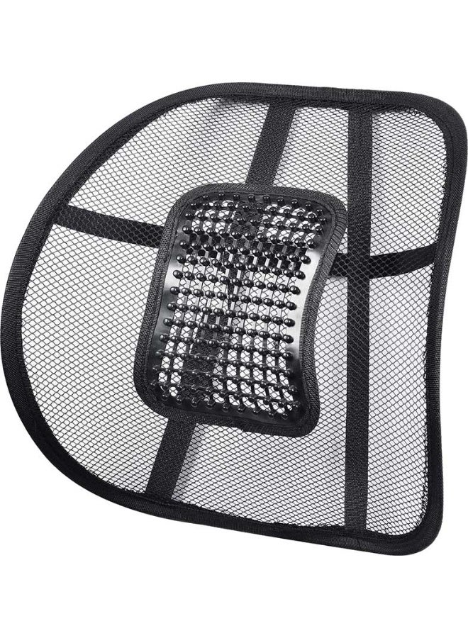 KENCO Mesh Lumbar Support Back Cushion with Massage Nodes – Breathable Backrest for Office Chairs, Car Seats, and Home Use - Image 1