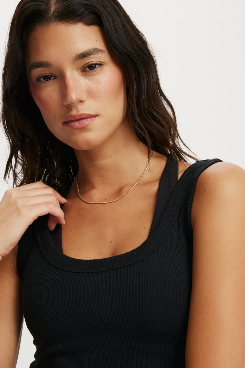 Cotton On ACTIVE RIB TANK