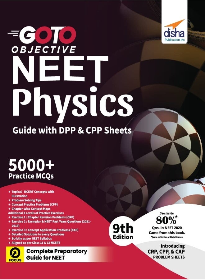 GO TO Objective NEET Physics Guide with DPP & CPP Sheets 9th Edition - Image 1