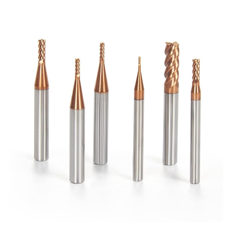 Tungsten Carbide End Mill Cutter 4 Flutes HRC 55 Flat CNC Milling Tool Size D2 5xD4xL50 - Image 4