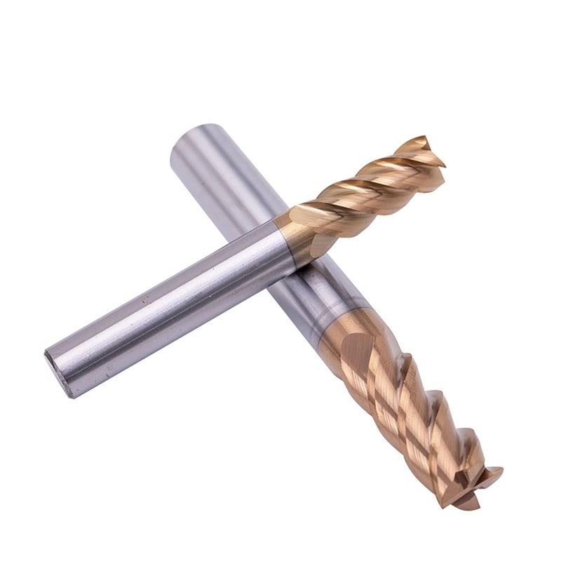 Tungsten Carbide End Mill Cutter 4 Flutes HRC 55 Flat CNC Milling Tool Size D2 5xD4xL50 - Image 3