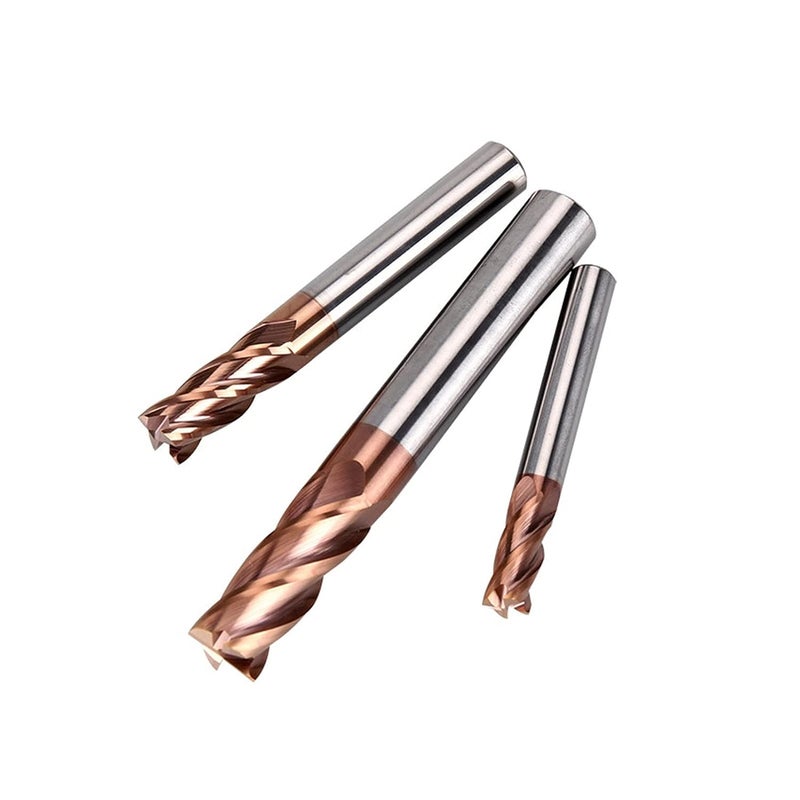 Tungsten Carbide End Mill Cutter 4 Flutes HRC 55 Flat CNC Milling Tool Size D2 5xD4xL50 - Image 5